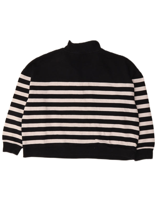 Marks & Spencer Womens Oversized Sweatshirt Jumper UK 16 Large Black
