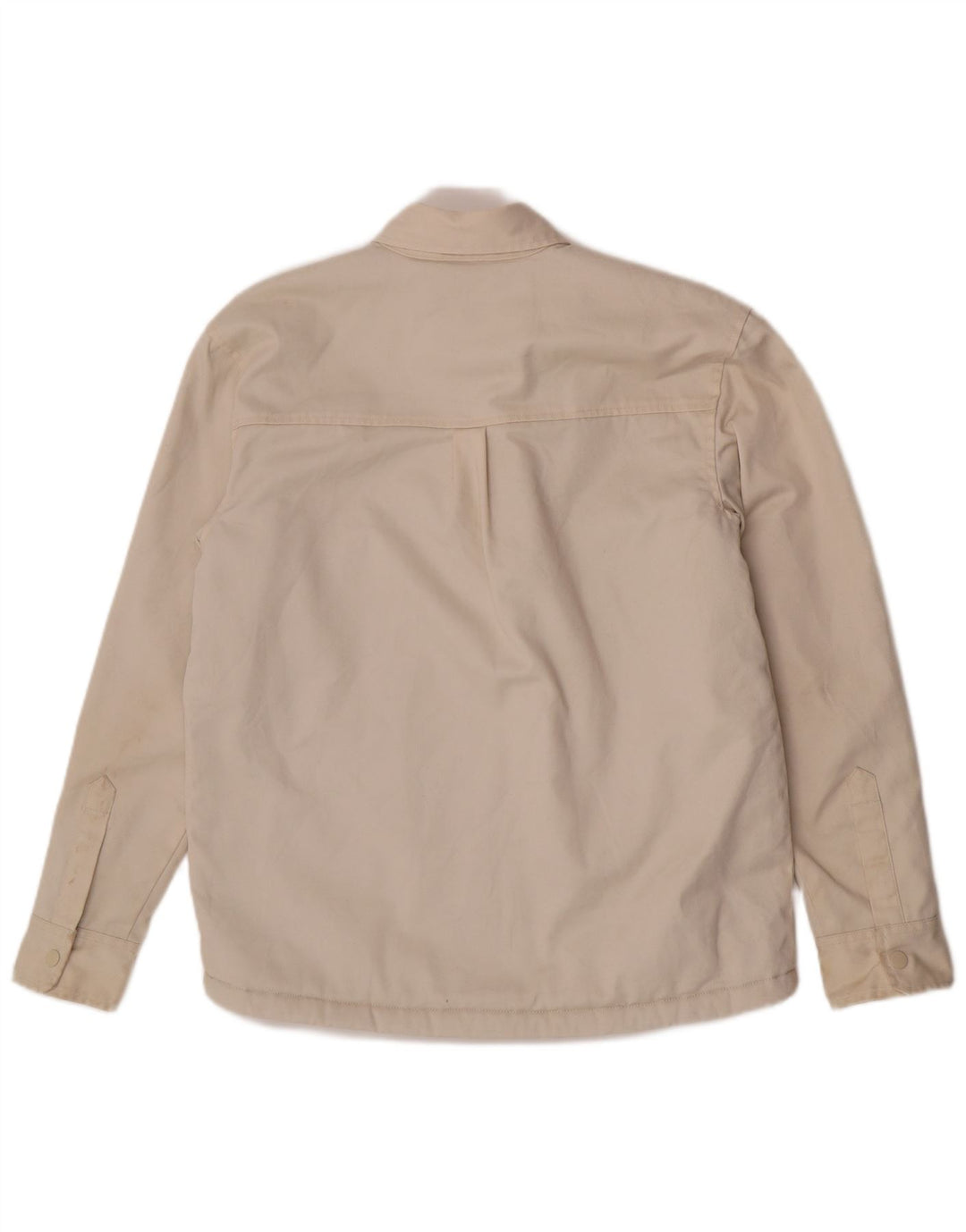 Dickies Mens Denim Sherpa Jacket UK 36 Small Beige Polyester