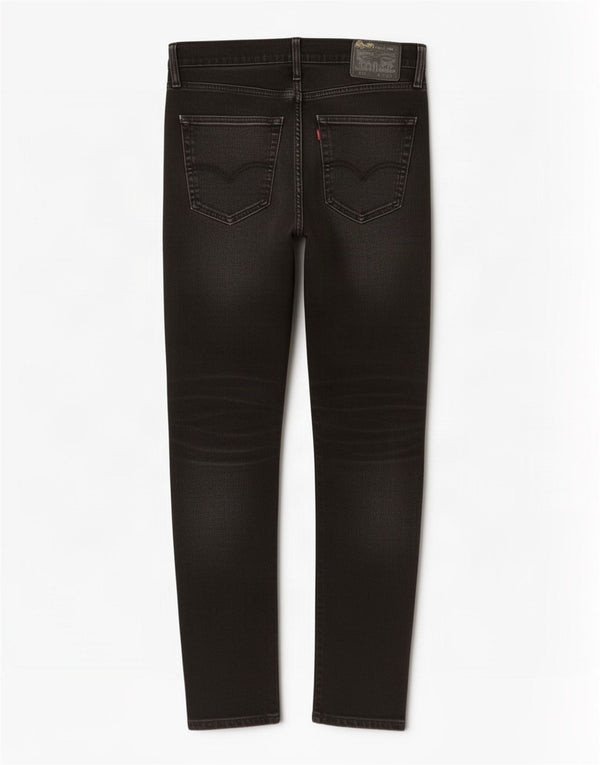 Levi's Mens 512 Slim Tapered Jeans W31 L32 Black Cotton