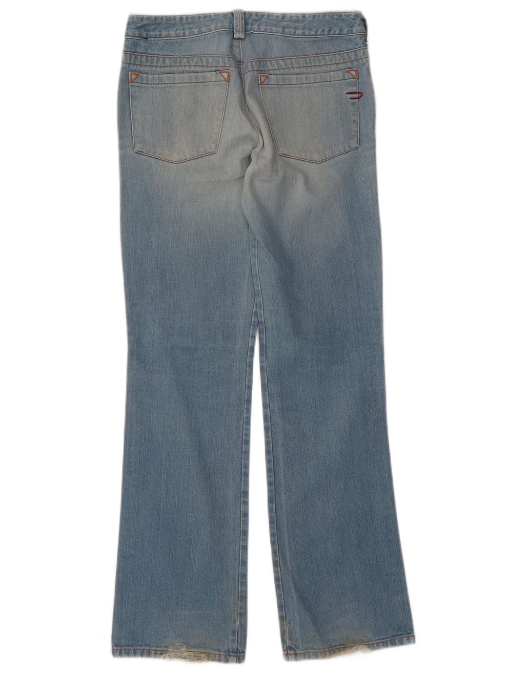 Diesel Womens Bootcut Jeans W32 L34 Blue Cotton