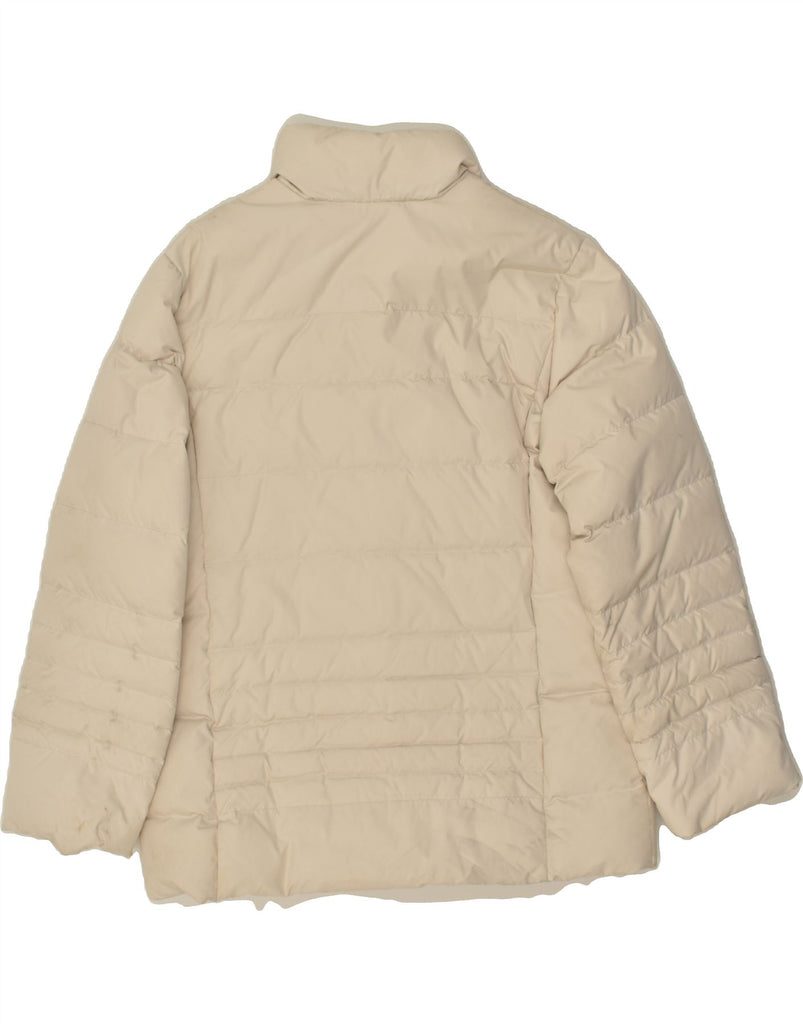 INVICTA Womens Padded Jacket UK 16 Large Beige Polyester | Vintage Invicta | Thrift | Second-Hand Invicta | Used Clothing | Messina Hembry 