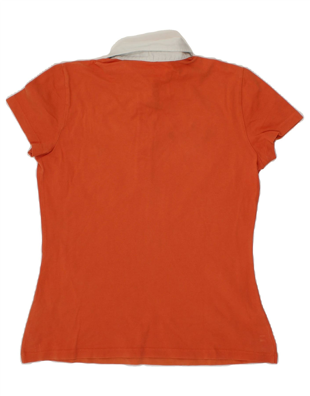 HENRY COTTONS Womens Polo Shirt IT 48 XL Orange Vintage Henry Cottons and Second-Hand Henry Cottons from Messina Hembry 