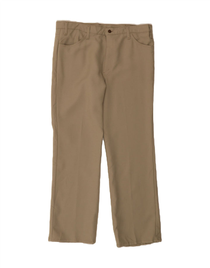 LEVI'S Mens Straight Casual Trousers W40 L32 Beige Polyester Vintage Levi's and Second-Hand Levi's from Messina Hembry 