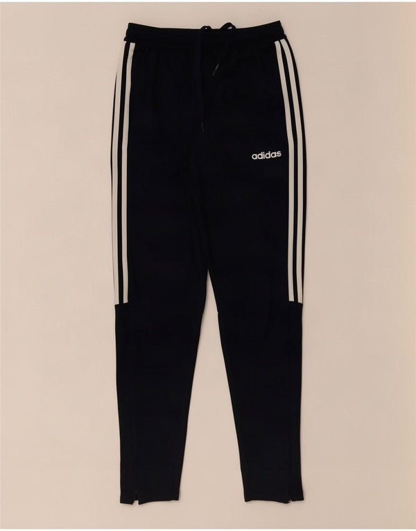 Adidas Mens Climalite Tracksuit Trousers Small Navy Blue Polyester