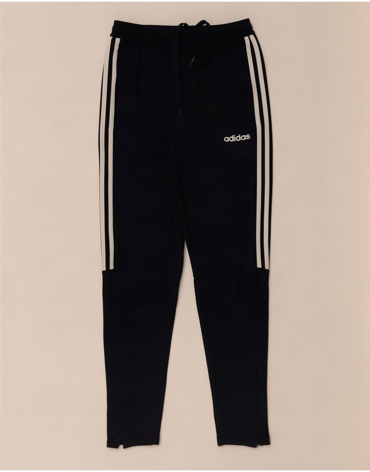 Adidas Mens Climalite Tracksuit Trousers Small Navy Blue Polyester