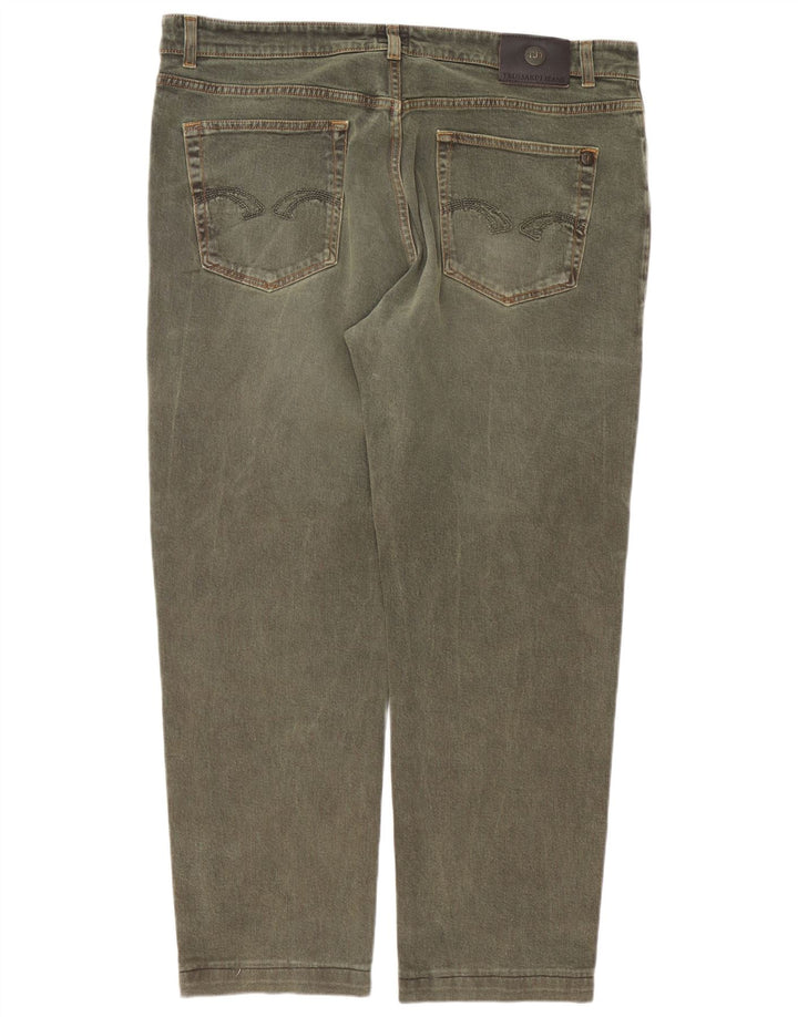 Trussardi Mens Tapered Jeans W40 L29 Green