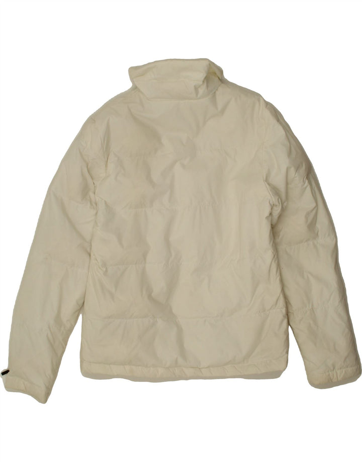 TOMMY HILFIGER Womens Padded Jacket UK 16 Large White Nylon Vintage Tommy Hilfiger and Second-Hand Tommy Hilfiger from Messina Hembry 