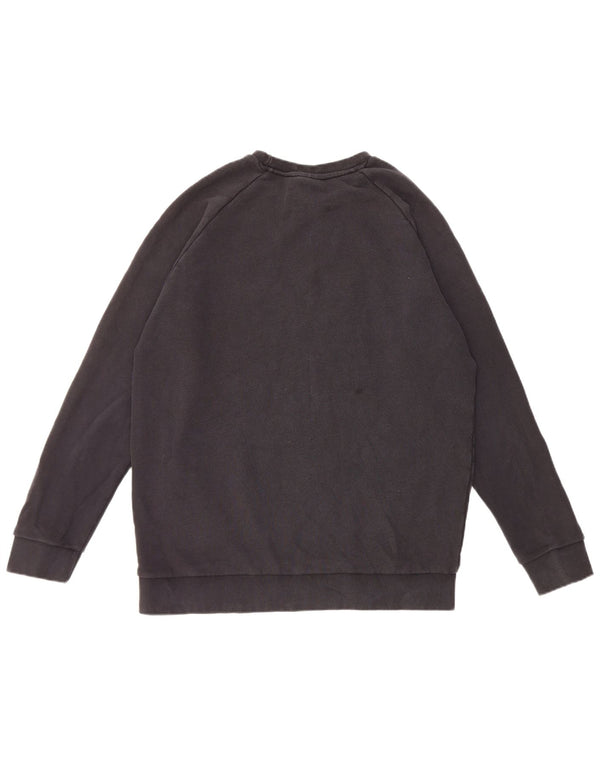 Adidas Mens Sweatshirt Jumper Large Black Cotton
