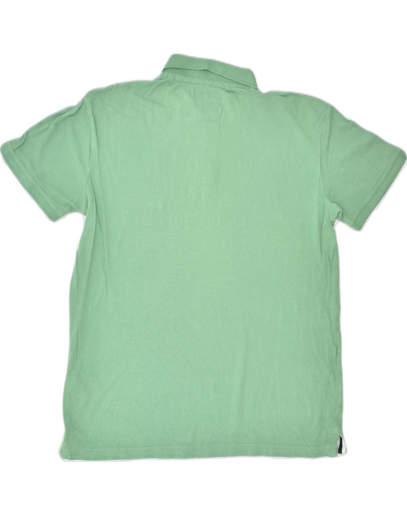 TOM TAILOR Mens Polo Shirt Large Green Cotton | Vintage | Thrift | Second-Hand | Used Clothing | Messina Hembry 