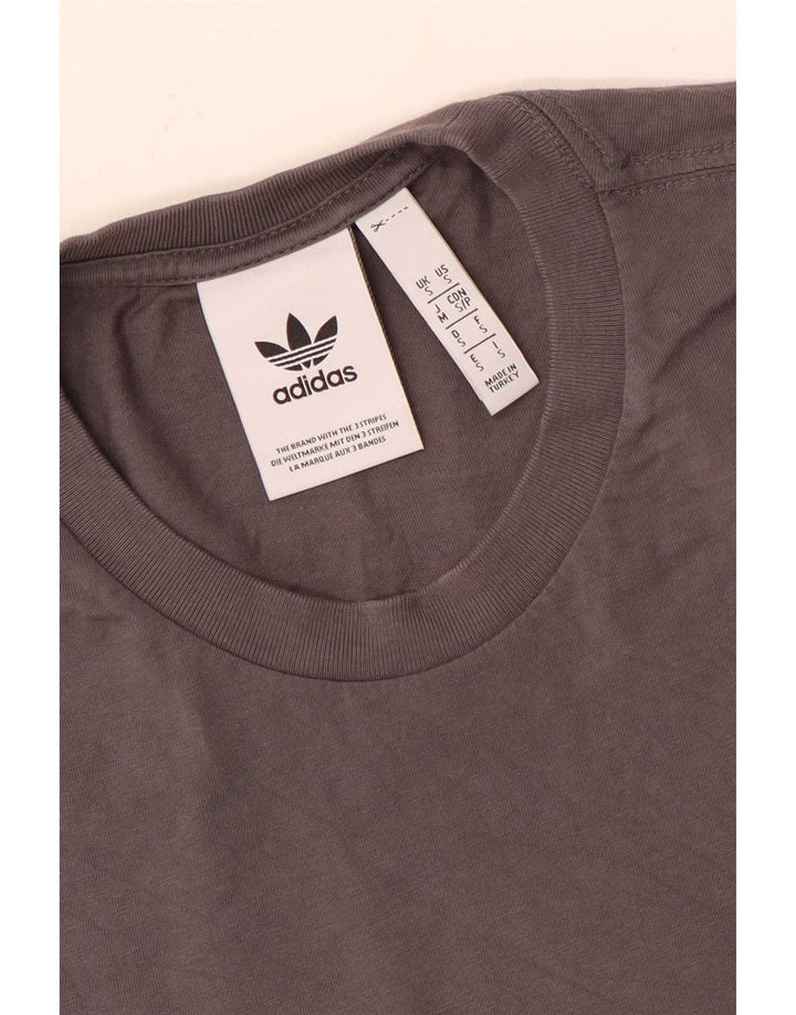 Adidas Mens T-Shirt Top Small Grey