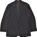 UNGARO Mens 2 Button Blazer Jacket IT 54 2XL  Grey Cotton | Vintage Ungaro | Thrift | Second-Hand Ungaro | Used Clothing | Messina Hembry 