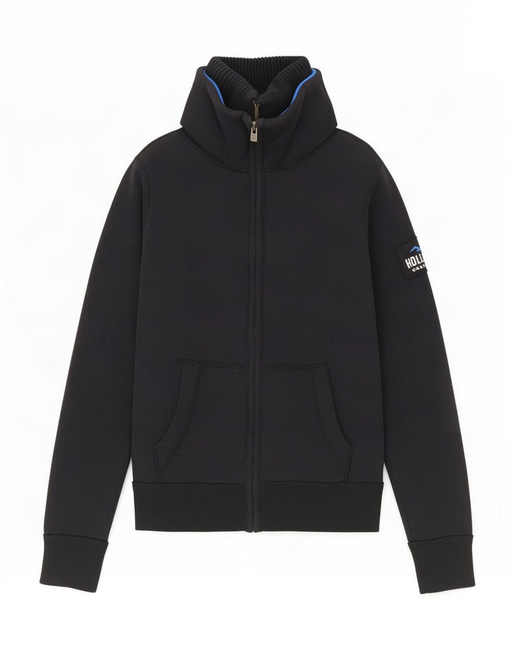 Hollister Mens Bomber Jacket UK 36 Small Navy Blue