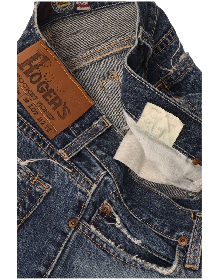 Roy Rogers Womens Bootcut Jeans W31 L30 Blue Cotton