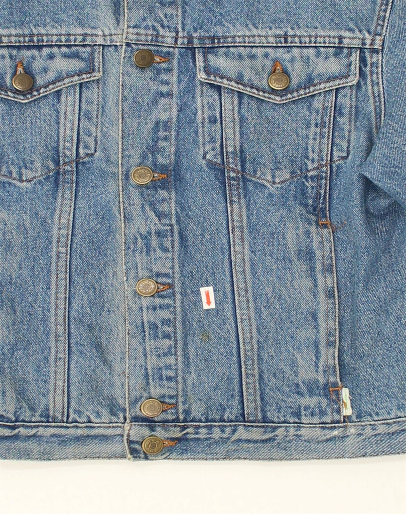 BENETTON Boys Denim Jacket 15-16 Years XL Blue Cotton | Vintage Benetton | Thrift | Second-Hand Benetton | Used Clothing | Messina Hembry 