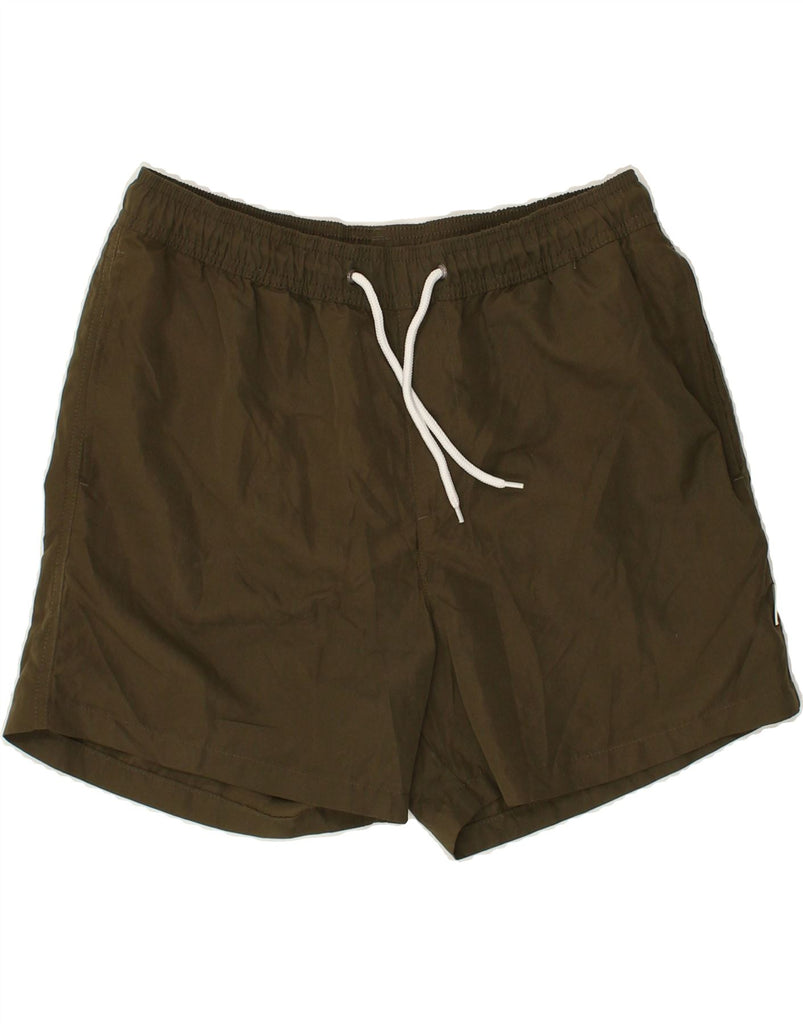 JACK & JONES Mens Sport Shorts Medium Khaki Polyester | Vintage Jack & Jones | Thrift | Second-Hand Jack & Jones | Used Clothing | Messina Hembry 