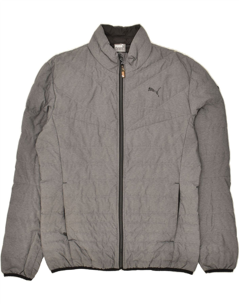 PUMA Mens Padded Jacket UK 38 Medium Grey Nylon Vintage Puma and Second-Hand Puma from Messina Hembry 