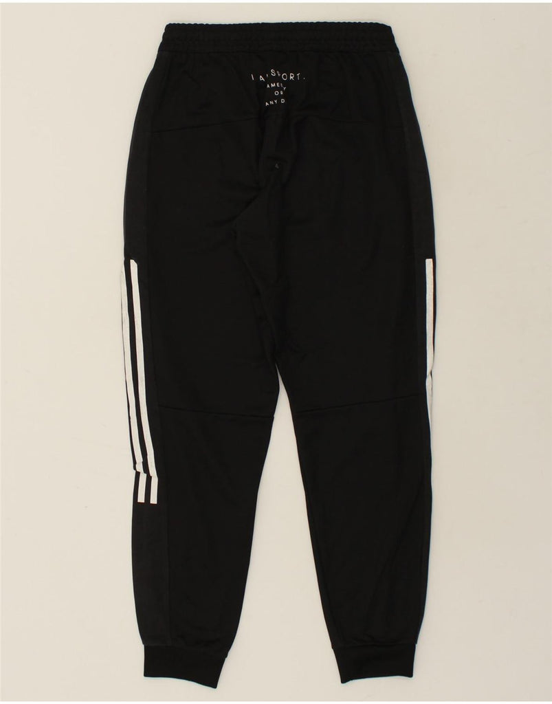 ADIDAS Mens Tracksuit Trousers Joggers Small Black | Vintage Adidas | Thrift | Second-Hand Adidas | Used Clothing | Messina Hembry 