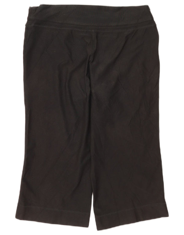 Nike Womens Dri Fit Capri Leggings US 8/10 Medium Black Polyester