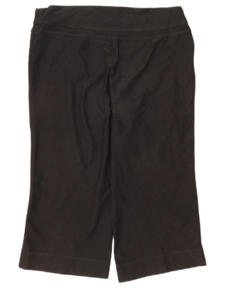 Nike Womens Dri Fit Capri Leggings US 8/10 Medium Black Polyester