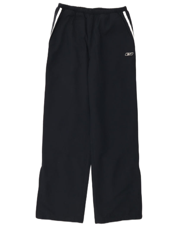 Reebok Mens Tracksuit Trousers Small  Navy Blue Polyester