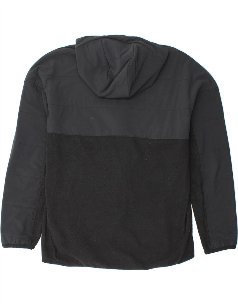 NIKE Mens Therma-Fit Hooded Fleece Jacket Medium Black Polyester Vintage Nike and Second-Hand Nike from Messina Hembry 