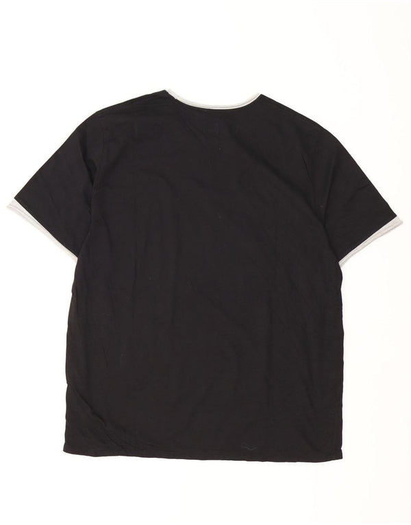 Calvin Klein Jeans Mens Graphic T-Shirt Top Large Black