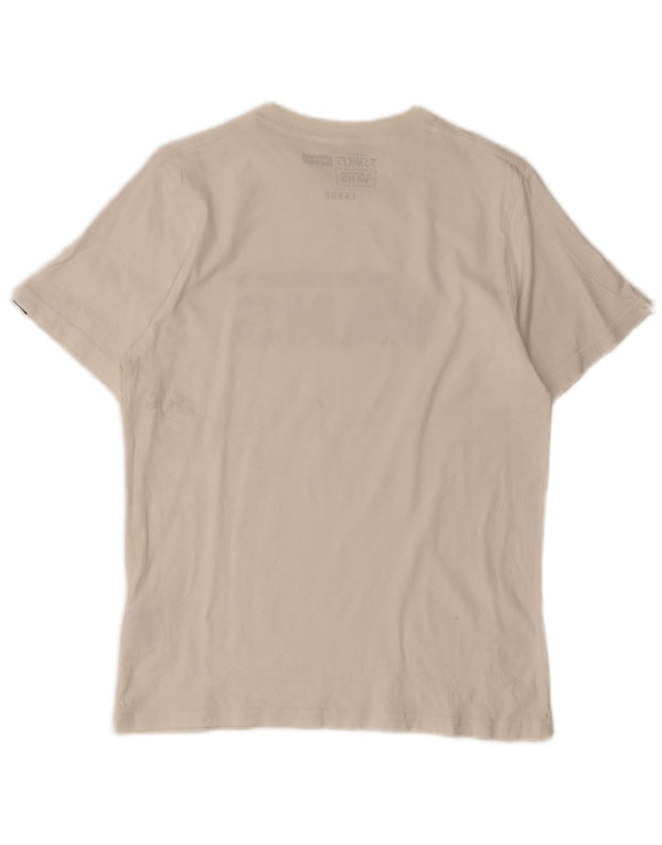 Vans Boys Graphic T-Shirt Top 12-13 Years Large White Cotton