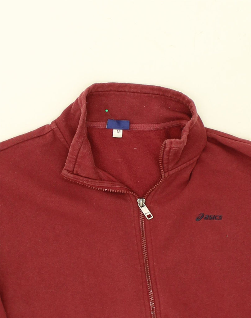 OASIS Mens Tracksuit Top Jacket Medium Burgundy Cotton | Vintage Oasis | Thrift | Second-Hand Oasis | Used Clothing | Messina Hembry 