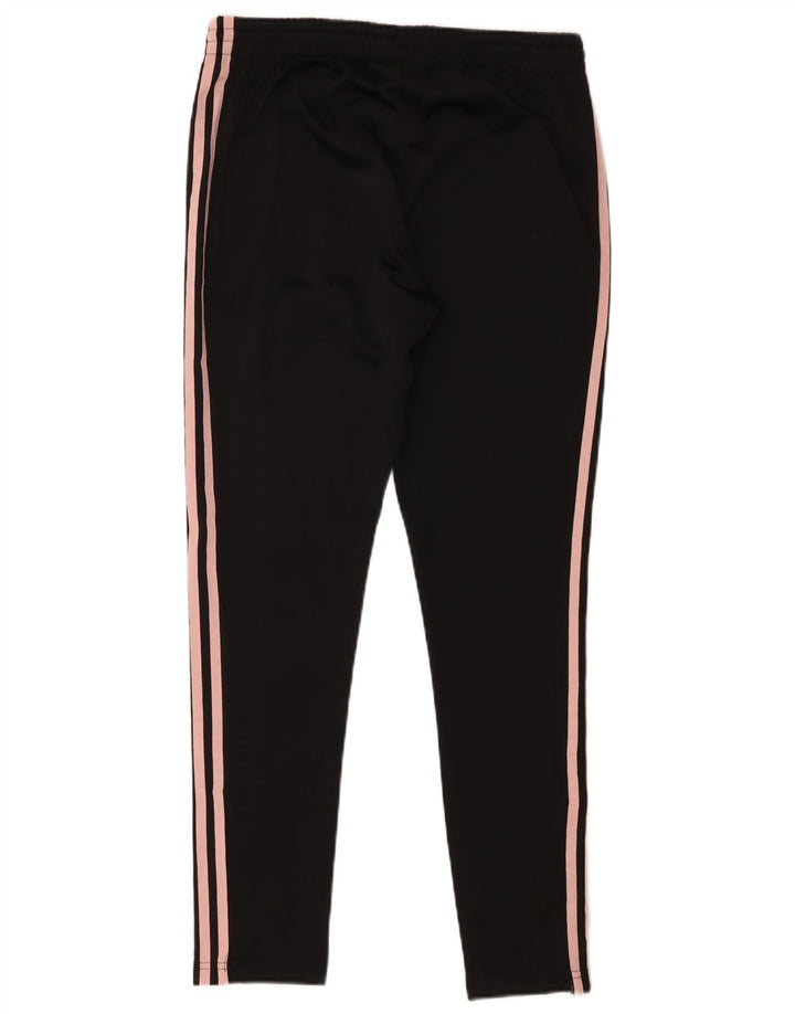 Adidas Womens Tracksuit Trousers UK 12 Medium Black Polyester