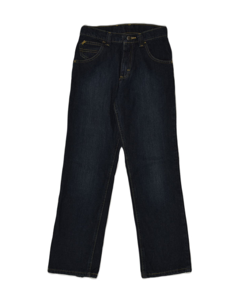 WRANGLER Girls Straight Jeans 13-14 Years W26 L28 Navy Blue Cotton | Vintage Wrangler | Thrift | Second-Hand Wrangler | Used Clothing | Messina Hembry 