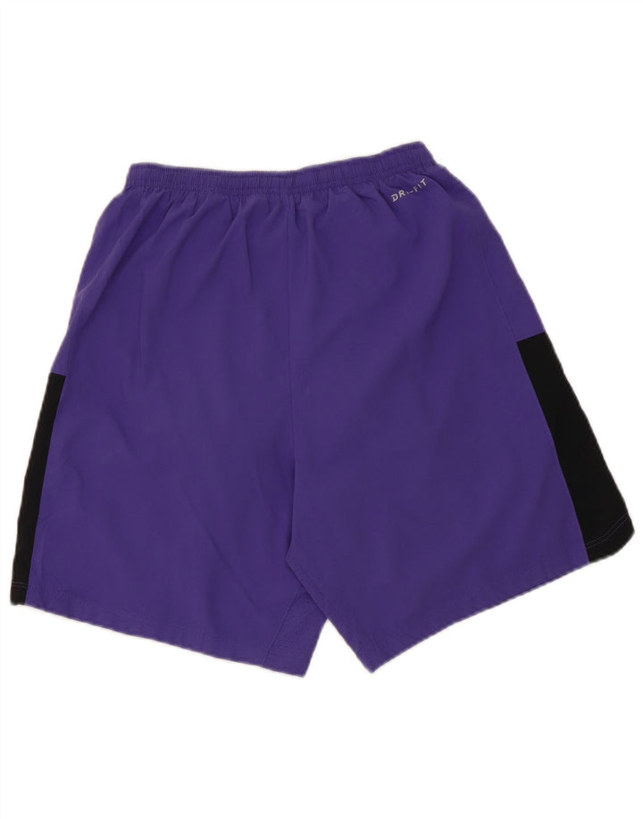Nike Womens Sport Shorts UK 10 Small Purple Polyester