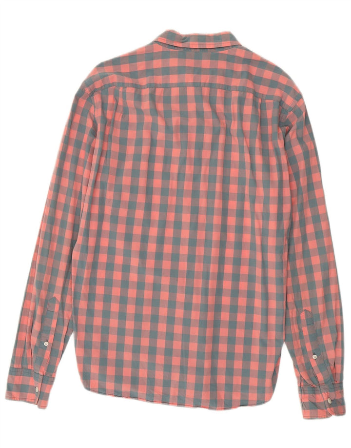 J. Crew Mens Slim Shirt Large Pink Gingham
