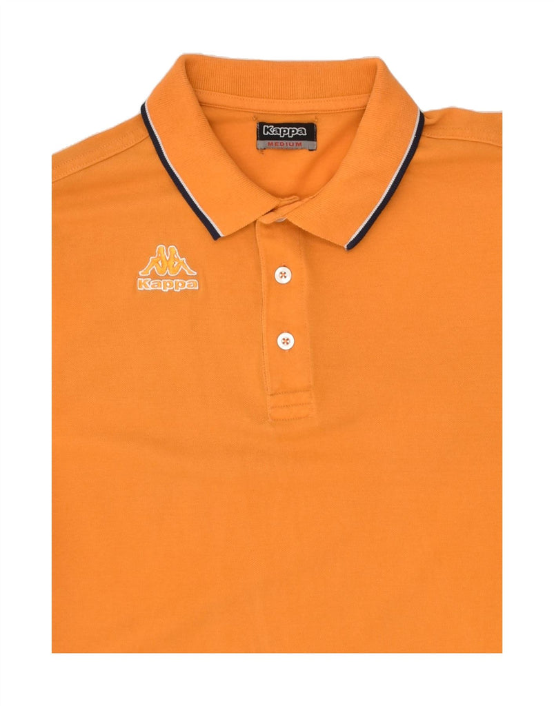 KAPPA Mens Polo Shirt Medium Orange Cotton Vintage Kappa and Second-Hand Kappa from Messina Hembry 