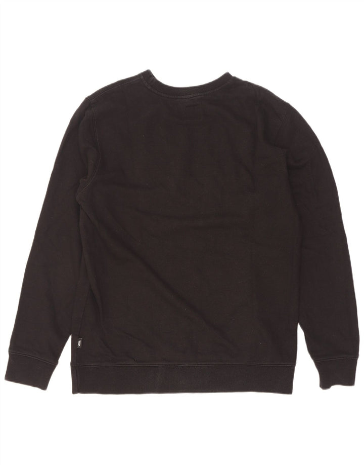 Vans Mens Graphic Sweatshirt Jumper Medium Black Cotton