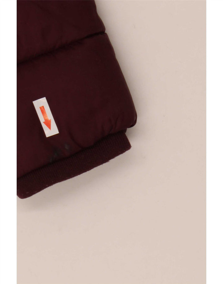 Monsoon Womens Padded Jacket UK 18 XL Burgundy Nylon