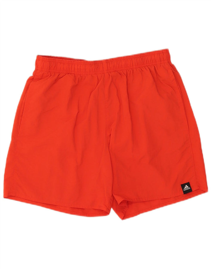 Adidas Mens Swimming Shorts Medium  Red Nylon