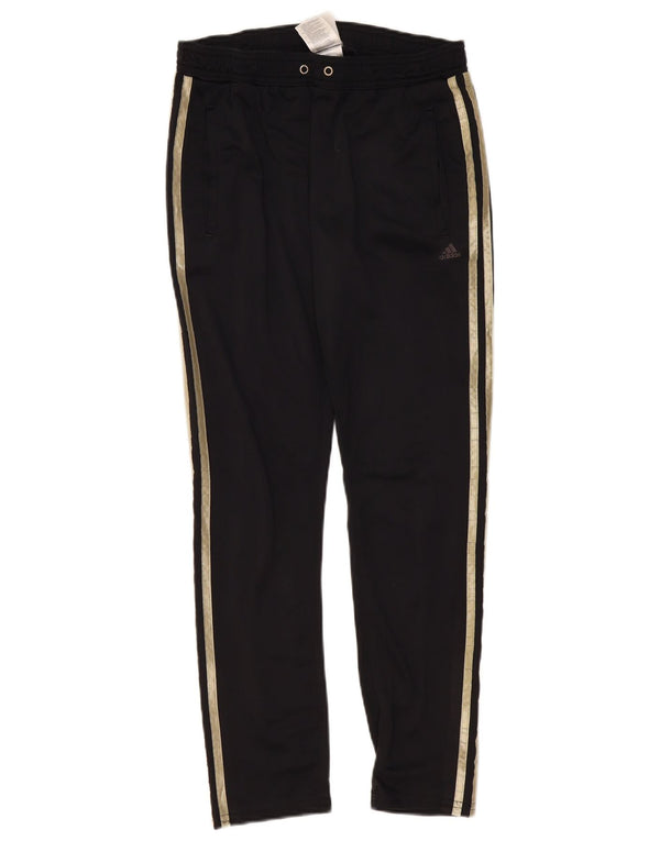 Adidas Womens Tracksuit Trousers UK 10 Small  Black Polyester