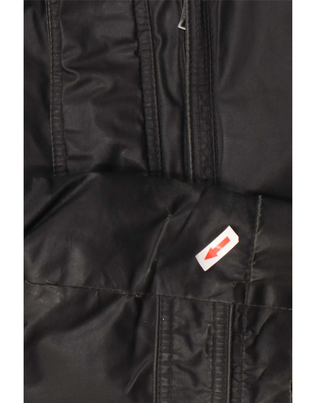 Tommy Hilfiger Mens Faux Leather Utility Jacket UK 38 Medium Grey