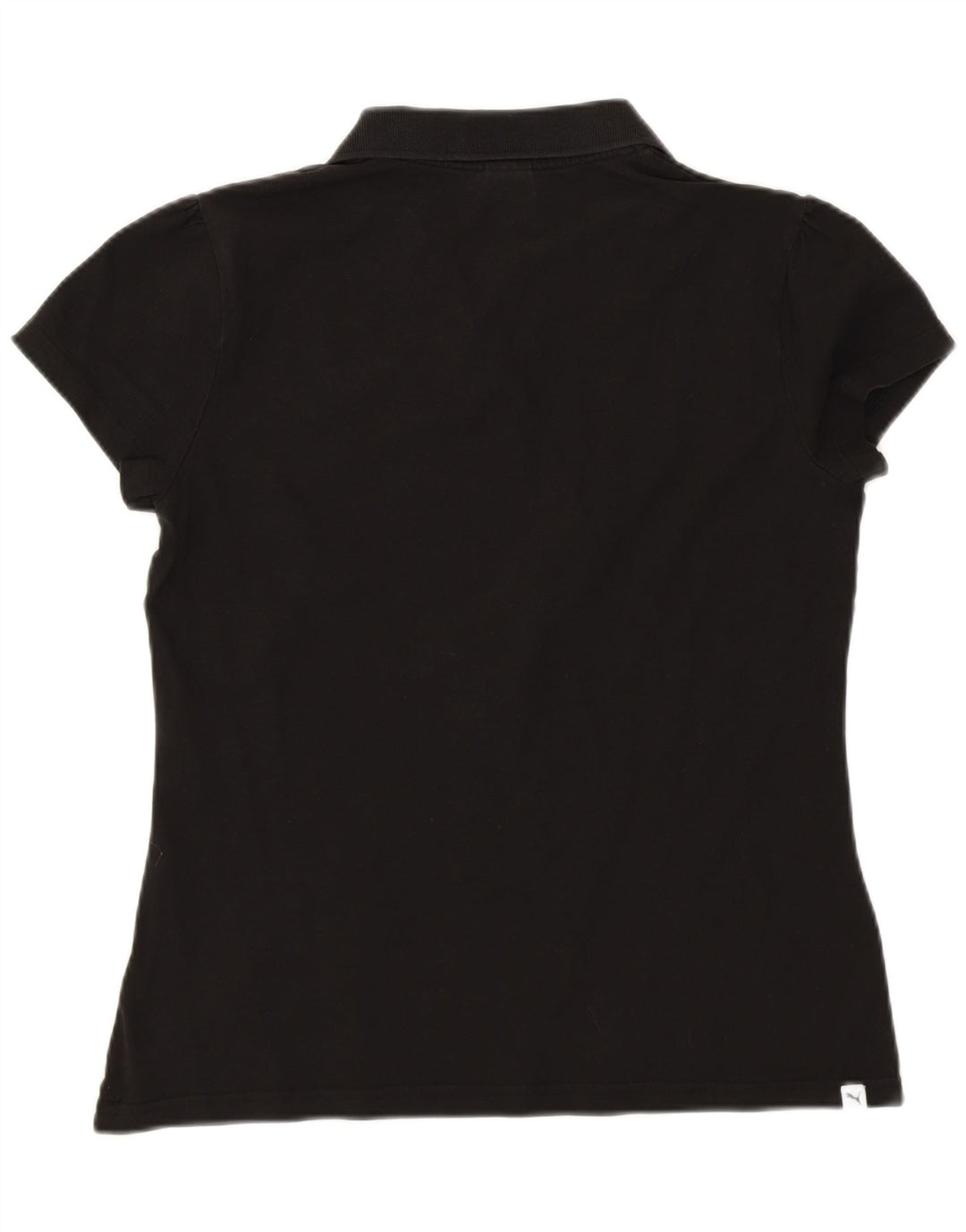 Puma Womens Polo Shirt UK 14 Medium  Black