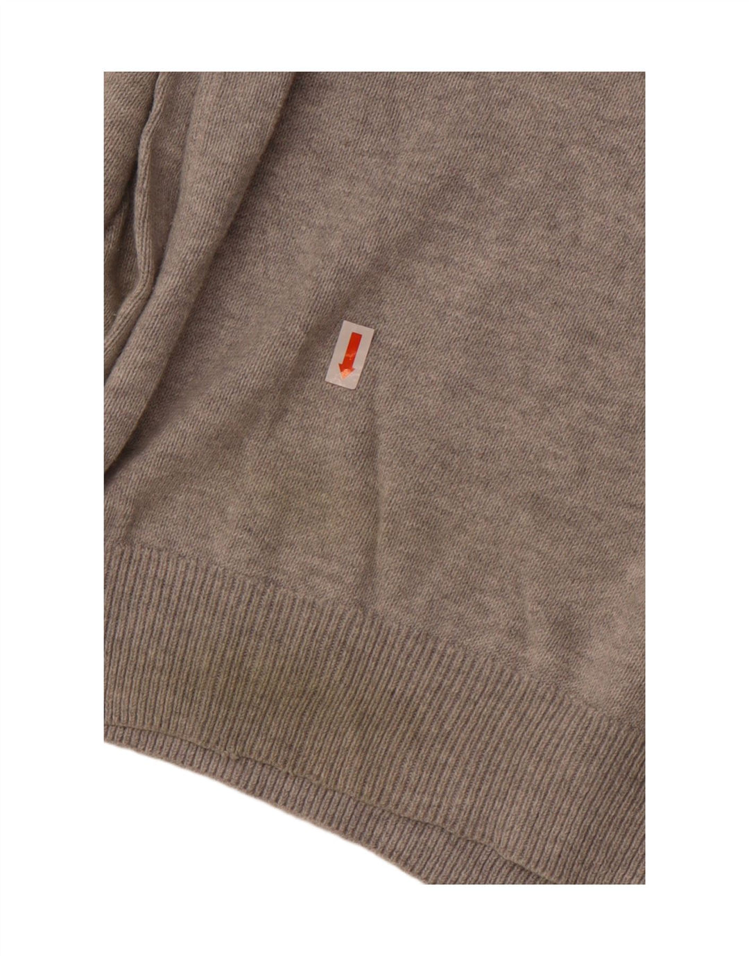 Marks & Spencer Mens V-Neck Jumper Sweater 2XL Grey Cotton