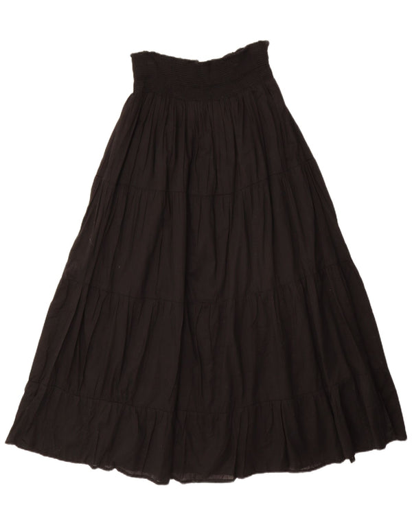 ZARA Womens High Waist A-Line Skirt Large W30 Black