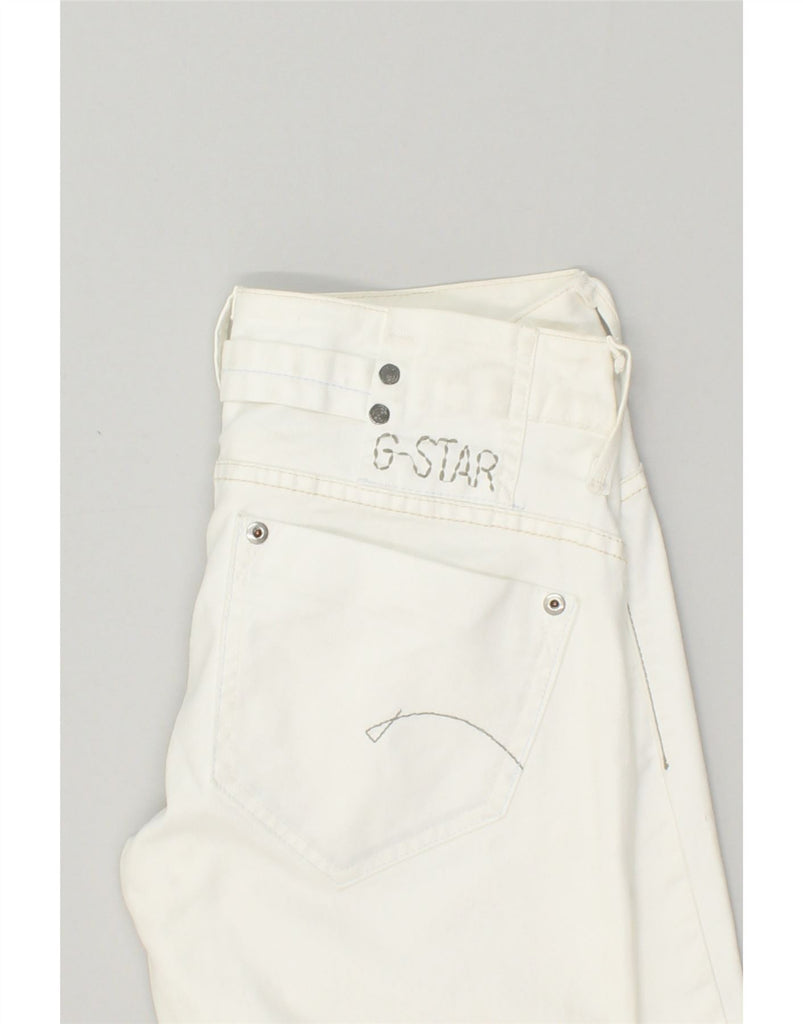 G-STAR Womens Slim Jeans W28 L32 White | Vintage G-Star | Thrift | Second-Hand G-Star | Used Clothing | Messina Hembry 