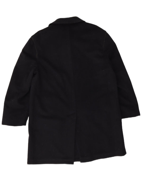 LORD Mens Overcoat IT 50 Large Navy Blue Wool