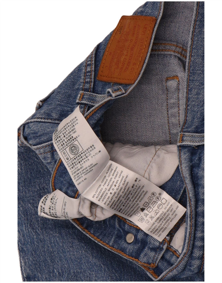 Levi's Mens 501 Straight Jeans W26 L26 Blue Cotton