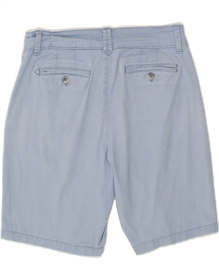 LEE Womens Straight Fit Chino Shorts US 10 Medium W30 Blue Cotton Vintage Lee and Second-Hand Lee from Messina Hembry 