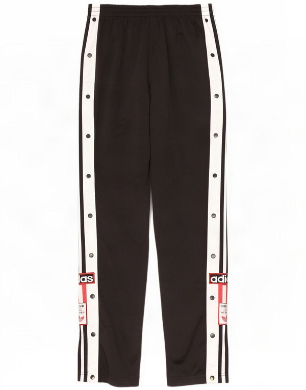Adidas Mens Graphic Tracksuit Trousers Medium Black Colourblock Polyester