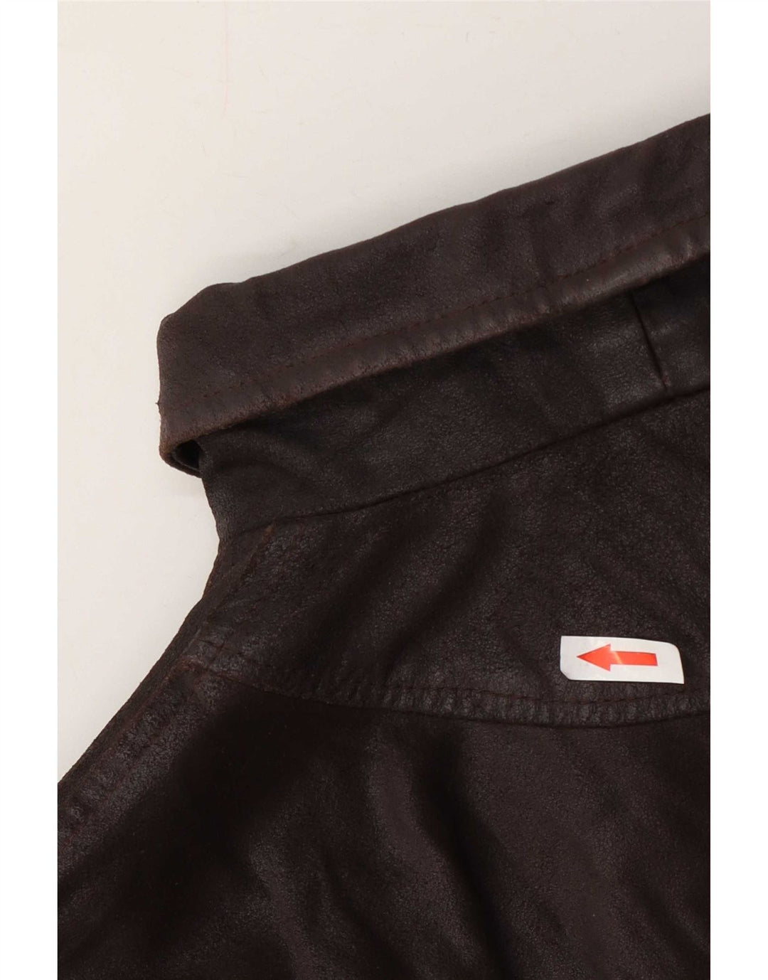 Vintage Womens Leather Jacket IT 44 Medium Brown