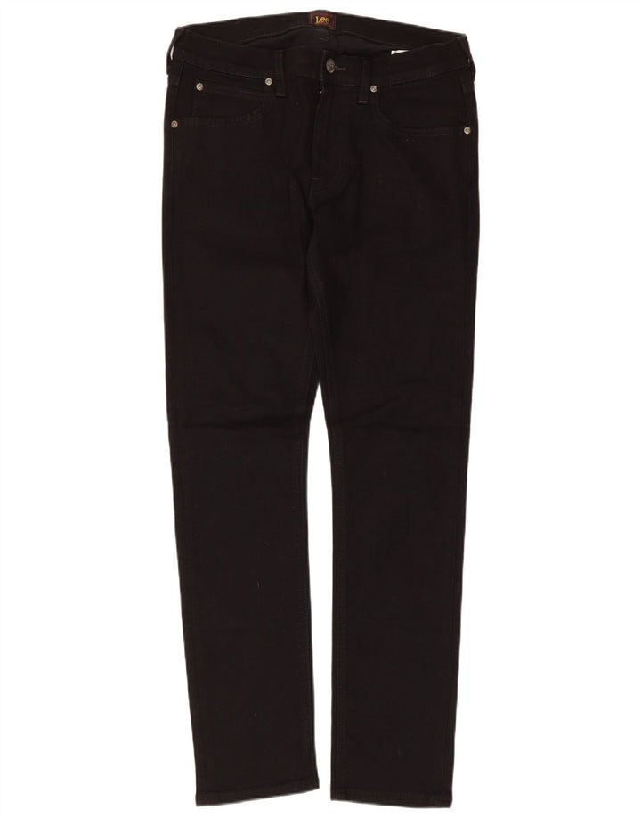 Lee Mens Luke Slim Jeans W30 L30 Black Cotton