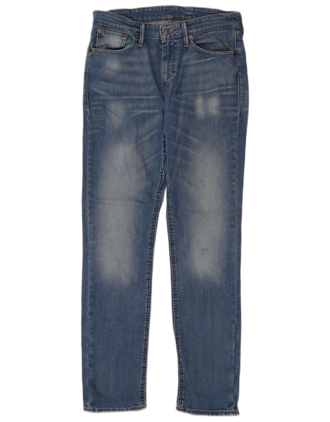 Levi's Mens Slim Jeans W31 L32 Blue Cotton