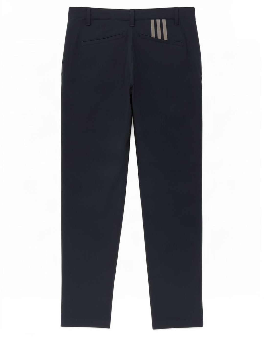 Adidas Mens Slim Chino Trousers W36 L30 Navy Blue Polyester